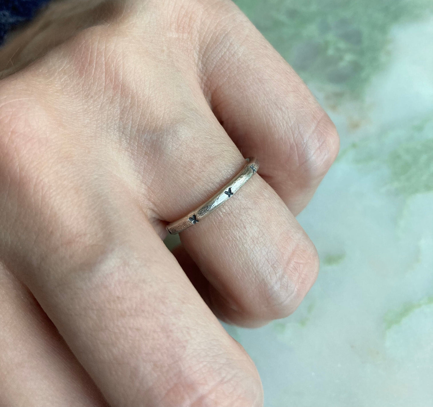 Brea silver ring