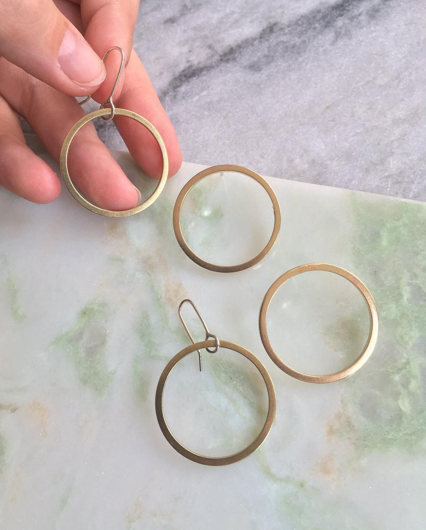 Tara circle earrings