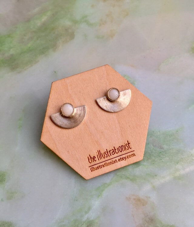 Vara opal earrings