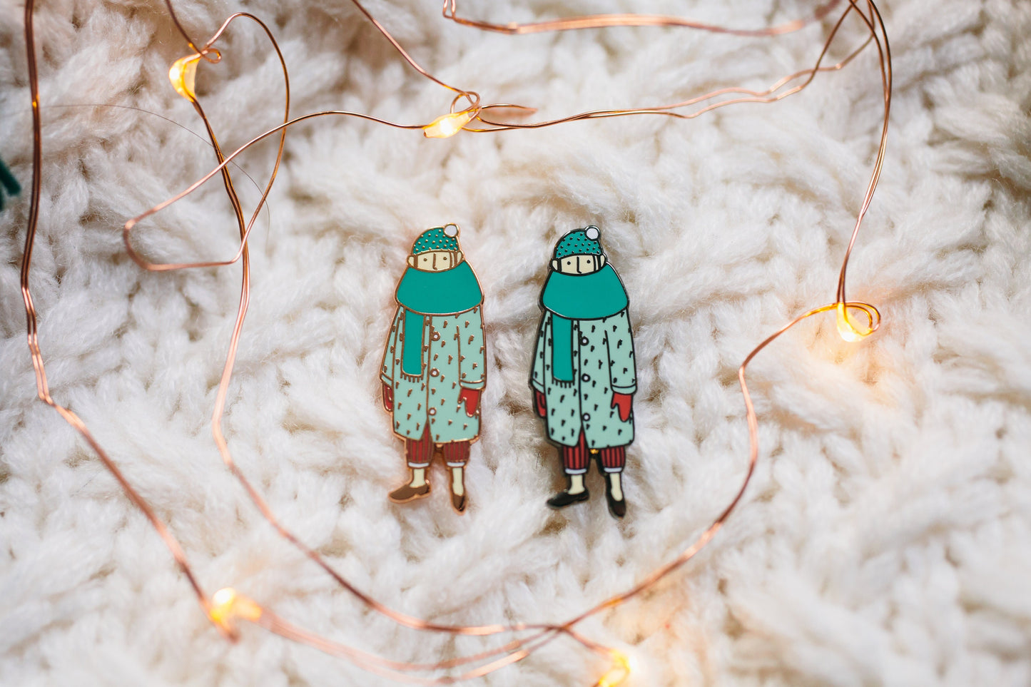 Winter Girl Enamel Pin