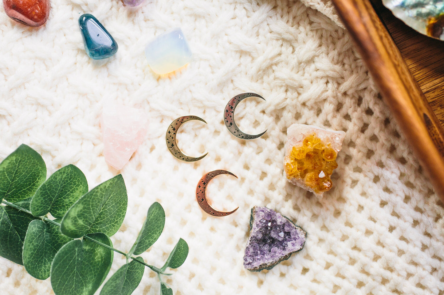 Moon enamel pins