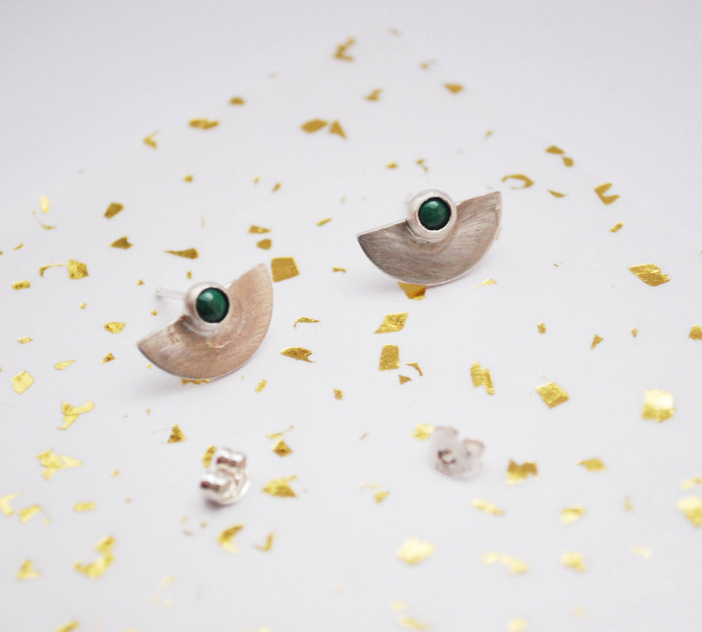 Vara malachite earrings
