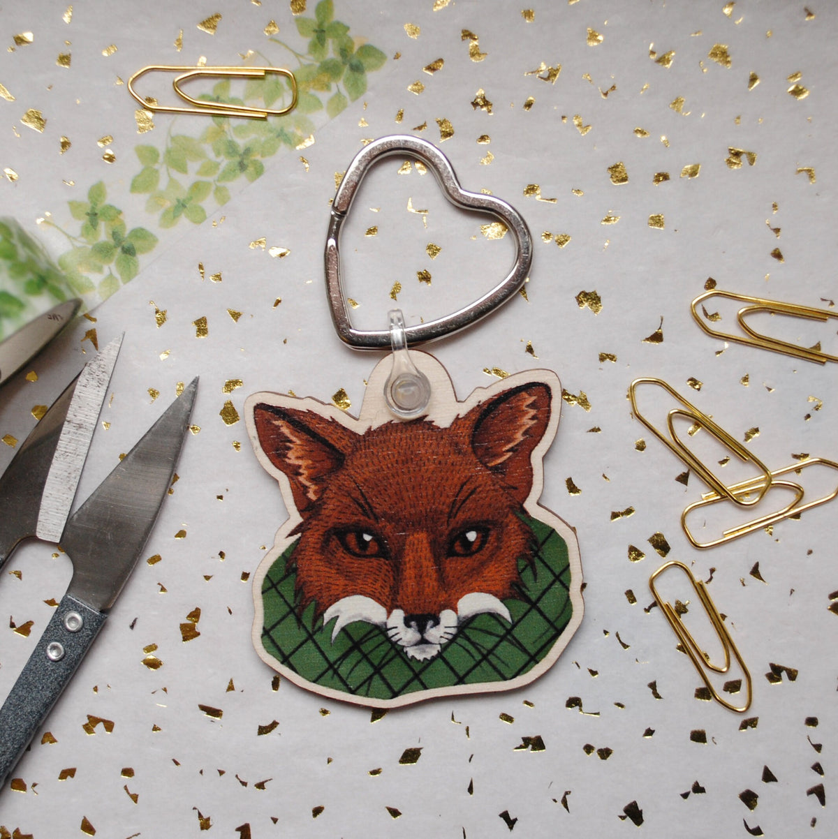 Fox Keychain, Woodland Gift (Housewarming gift)