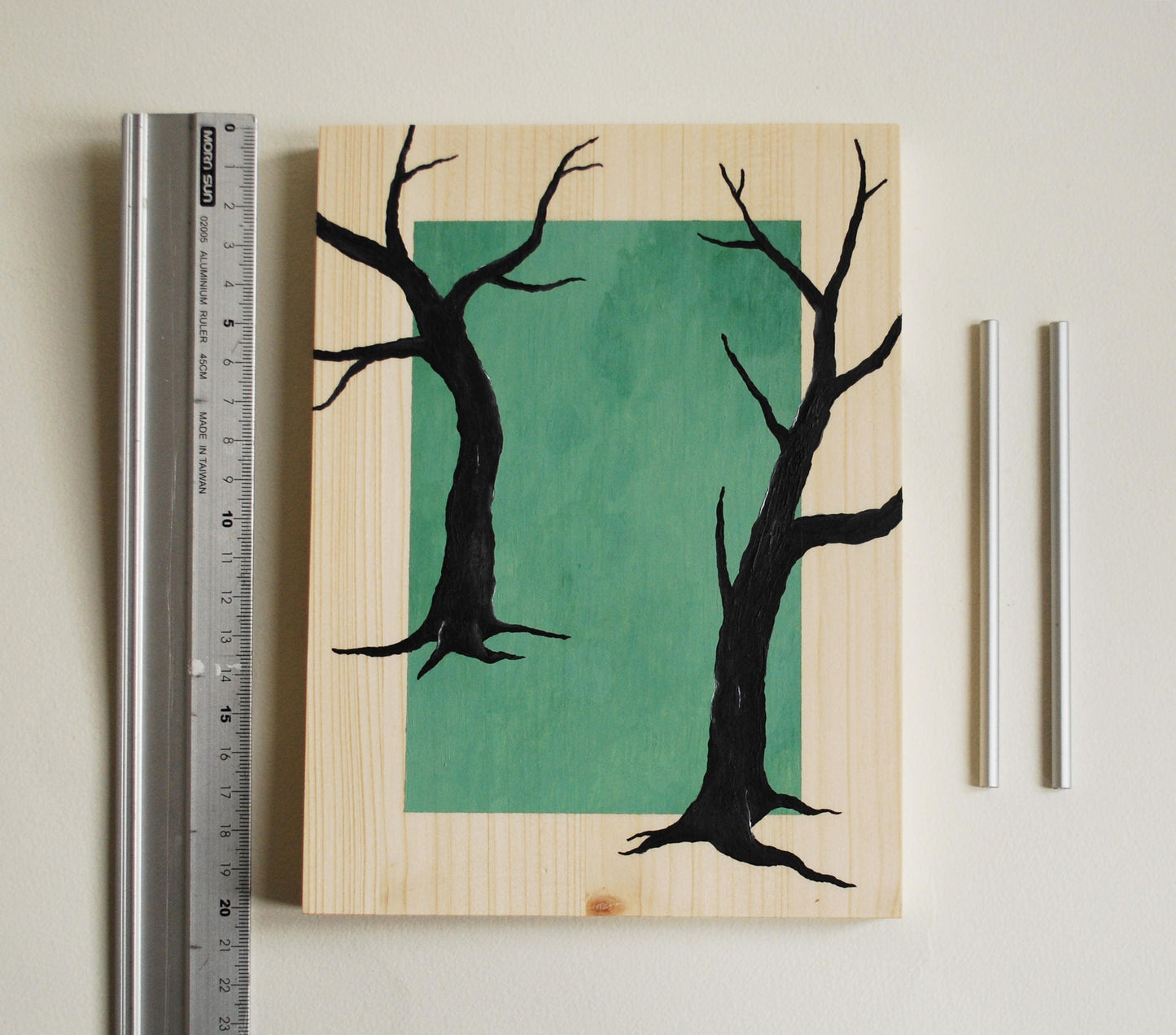 Acrylic painting/illustration on spruce wood