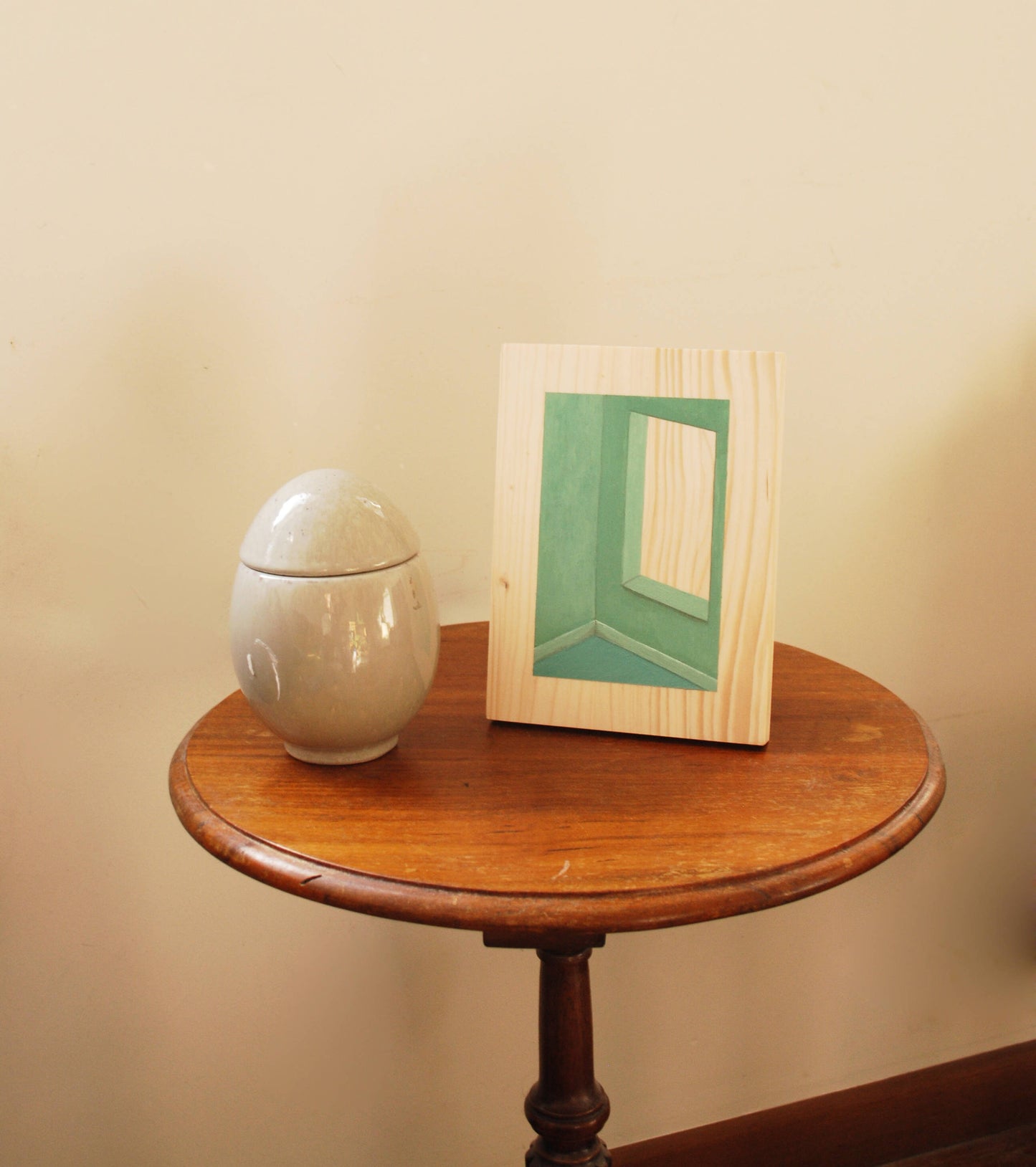 Original acrylic painting on spruce wood