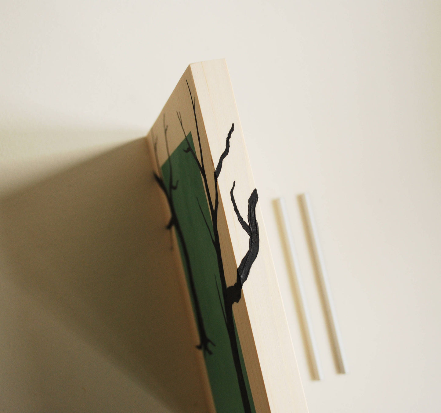 Acrylic painting/illustration on spruce wood