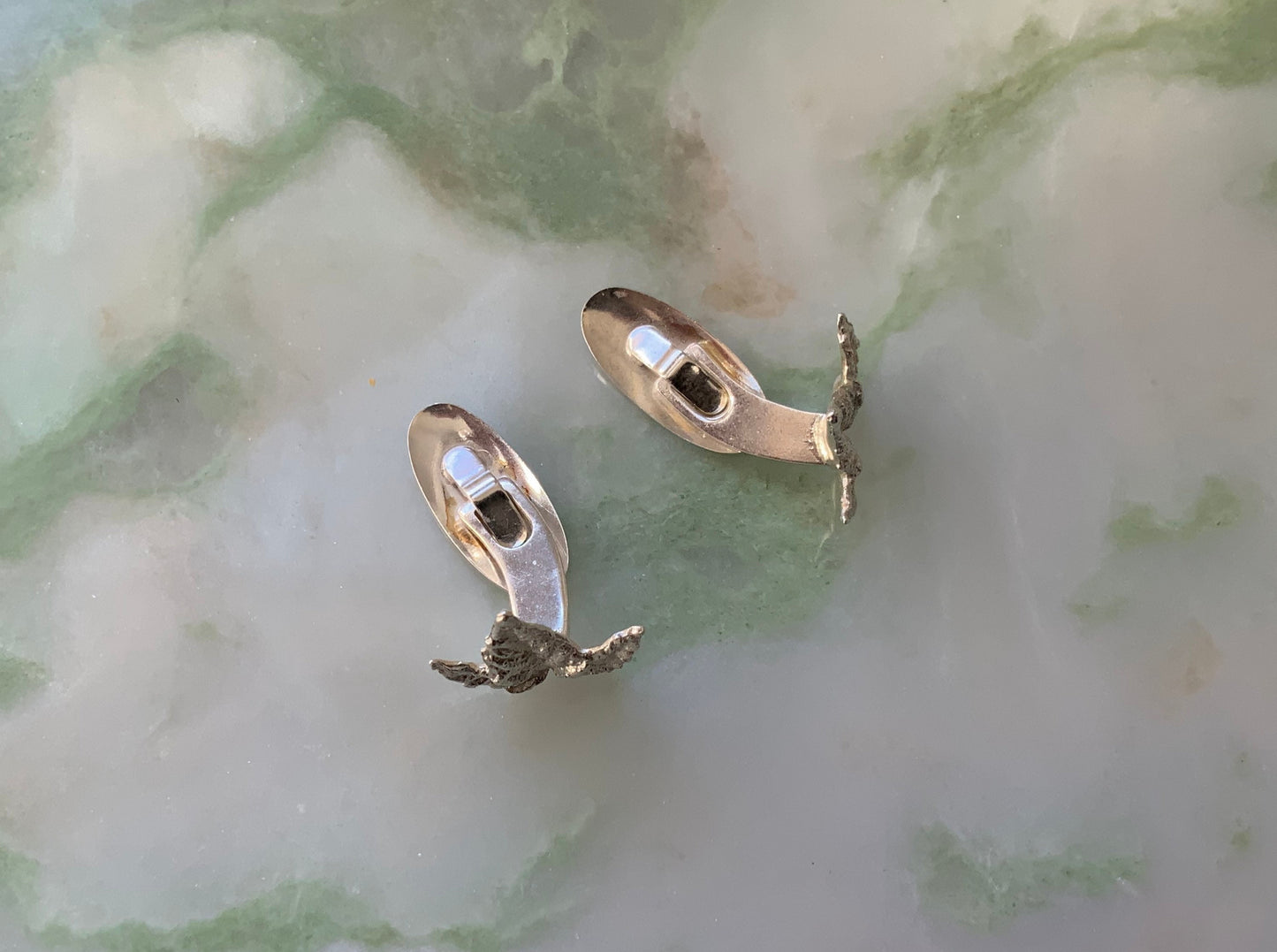 Ebba cufflinks, maple leaves