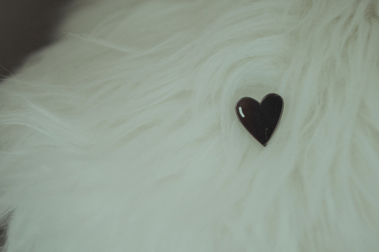 Tiny heart enamel pin