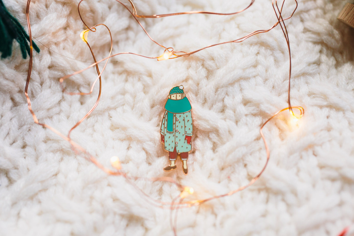 Winter Girl Enamel Pin