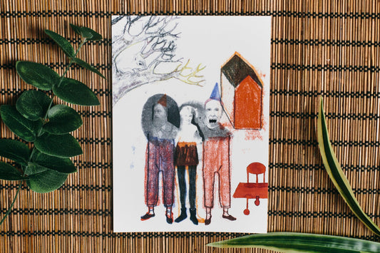 Creepy People art print