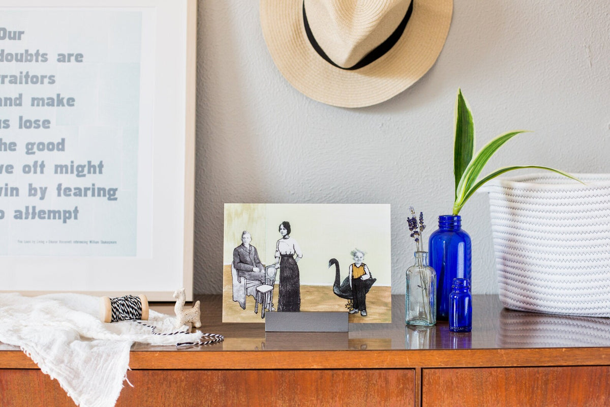 Bimbo and his Family art print
