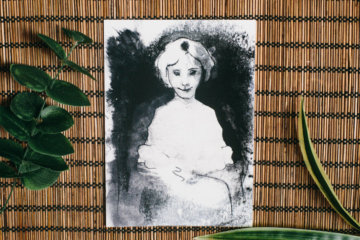 Victorian Girl art print