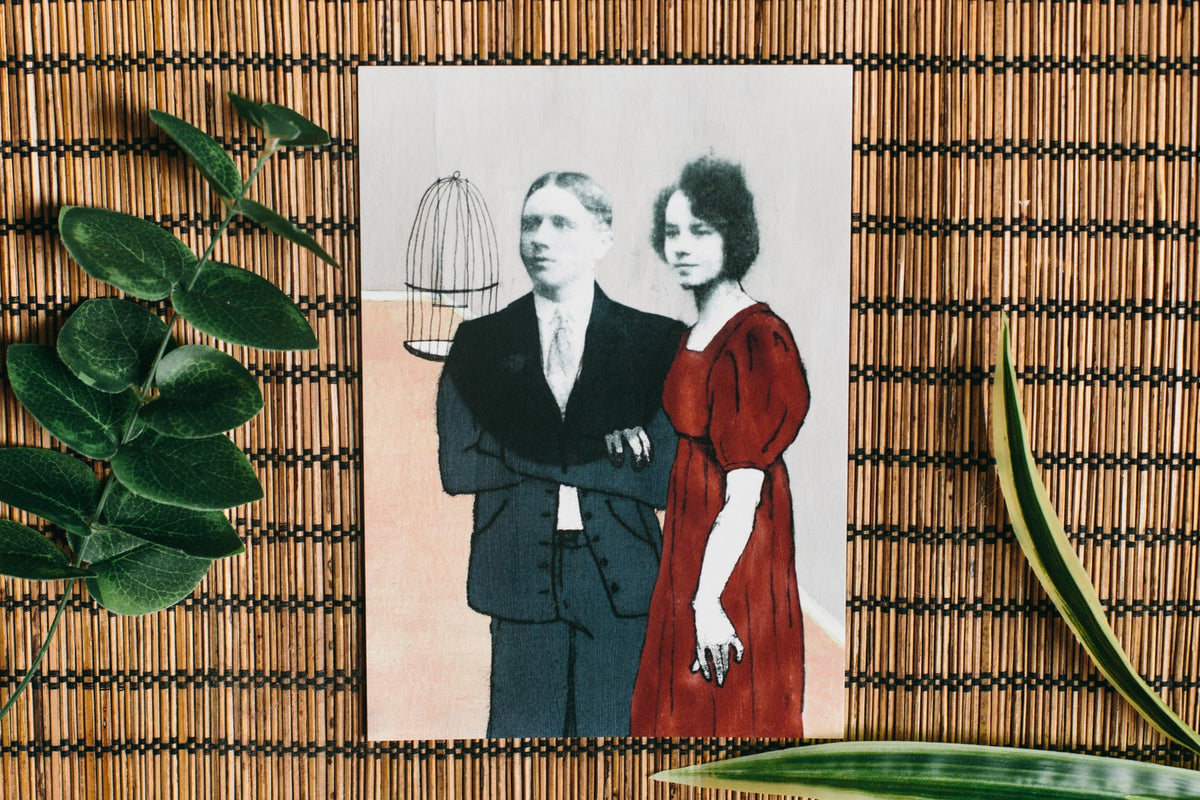 Bimbo's Parents in the Pink Room art print