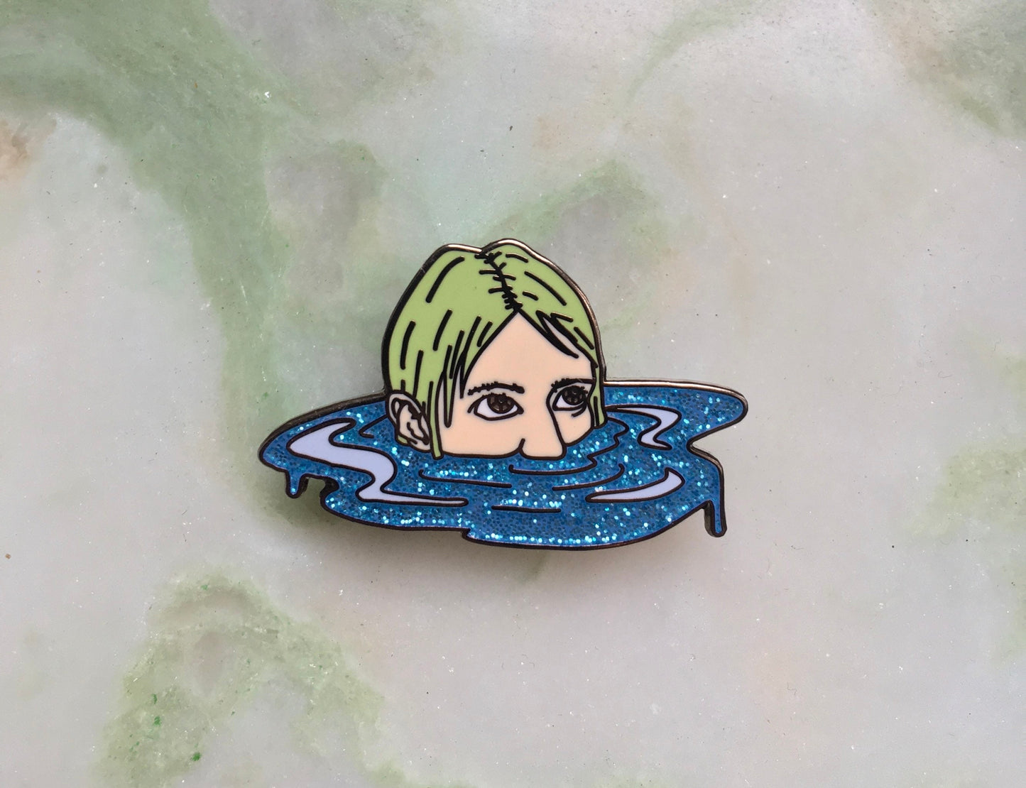 Sea witch enamel pin