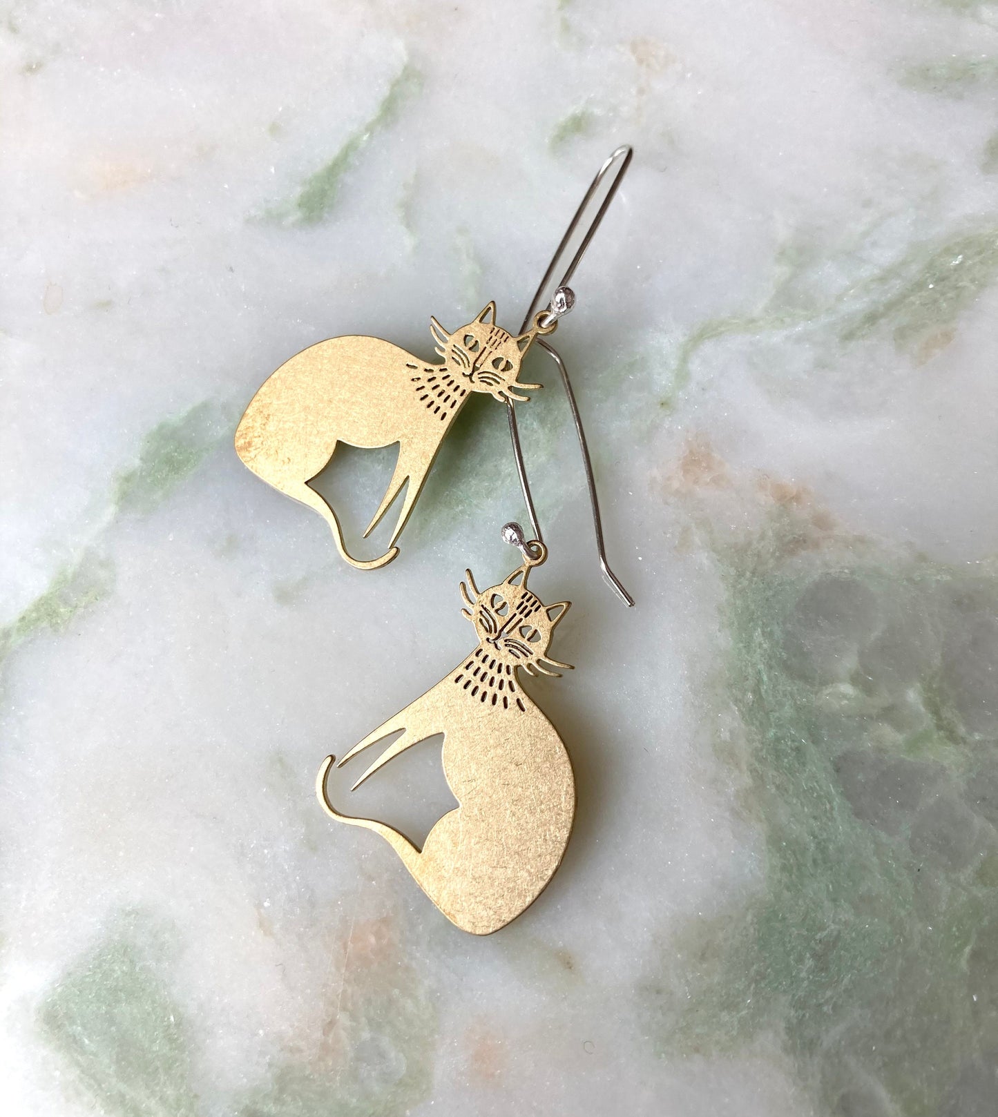 Veta cat earrings