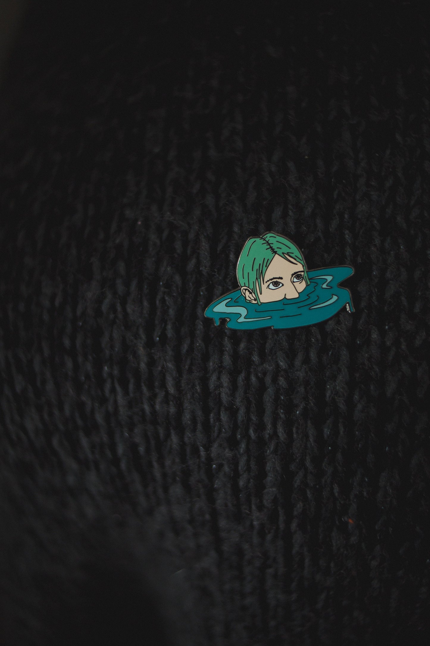Sea witch enamel pin