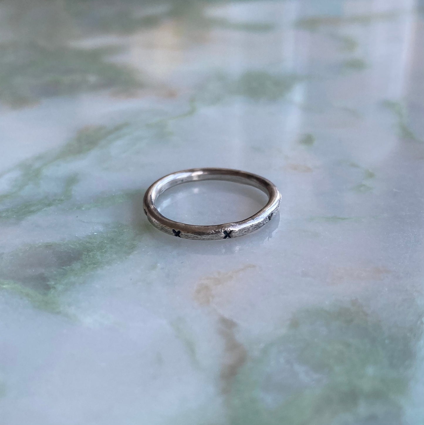 Brea silver ring