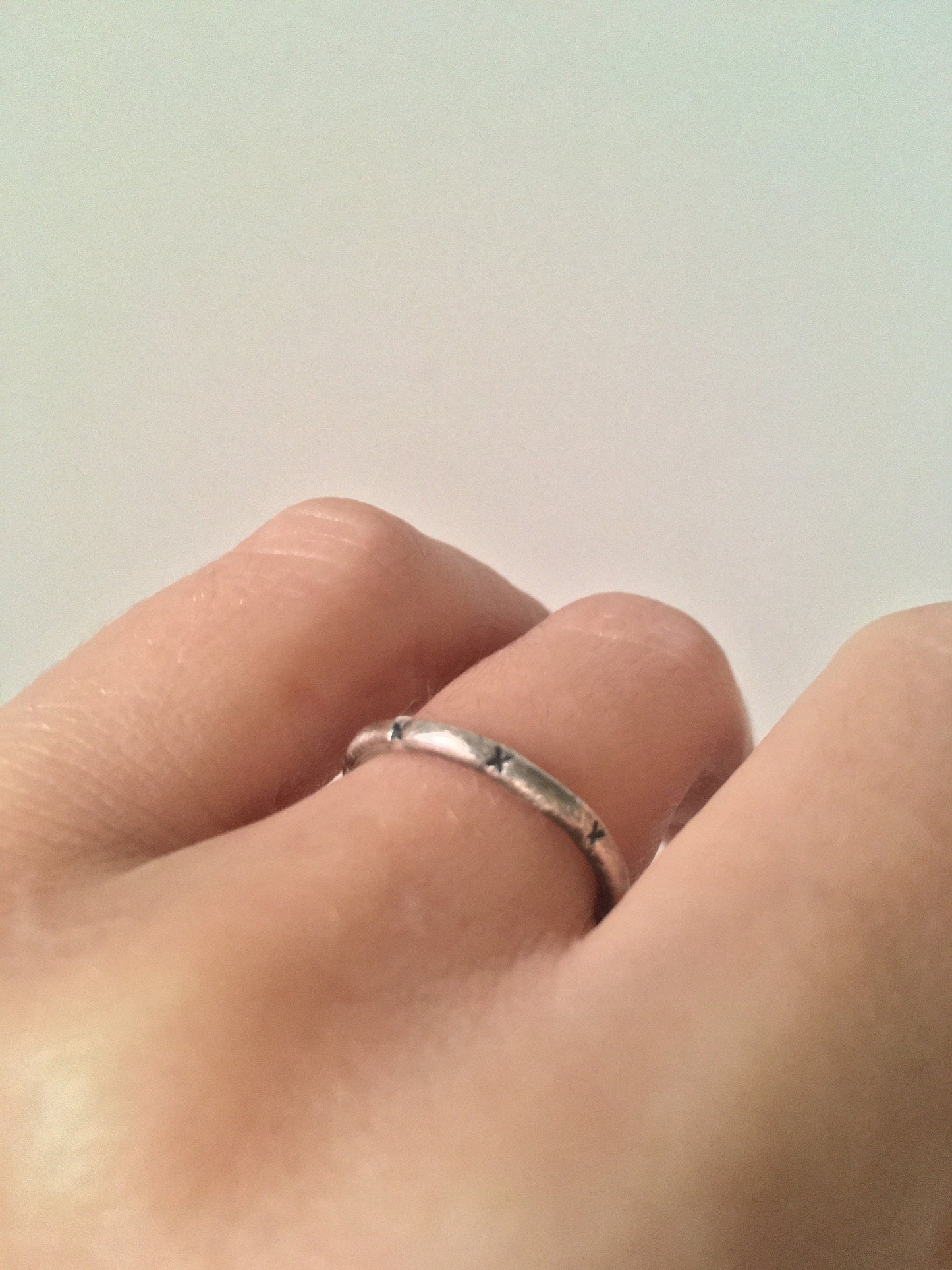 Brea silver ring