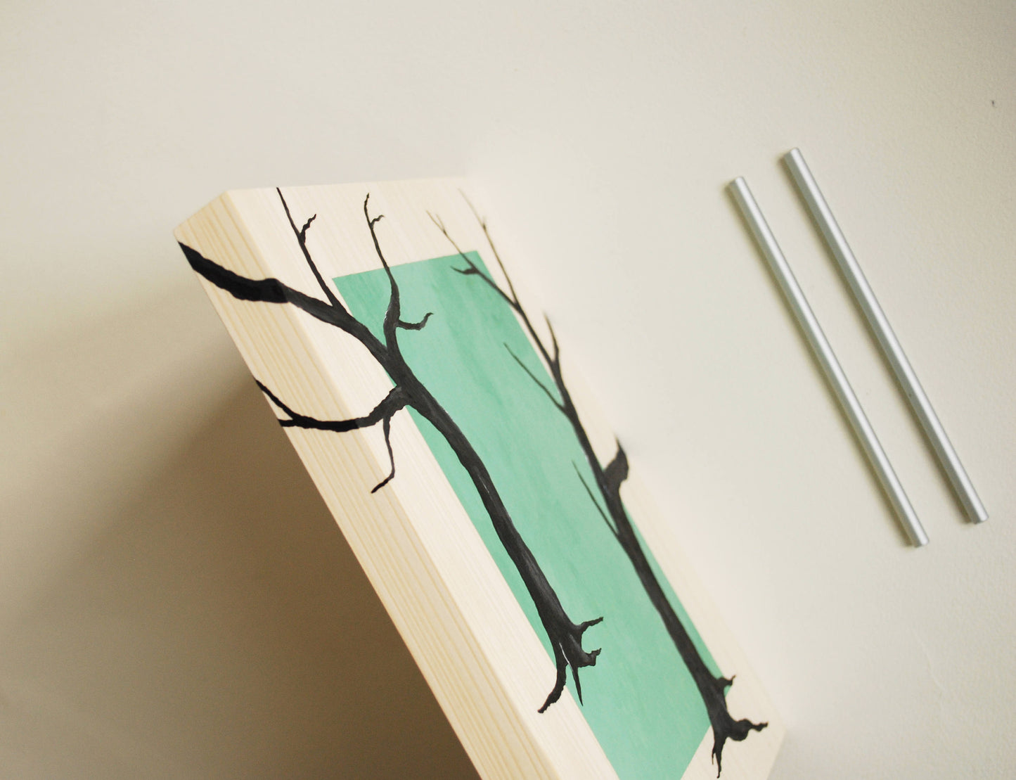 Acrylic painting/illustration on spruce wood